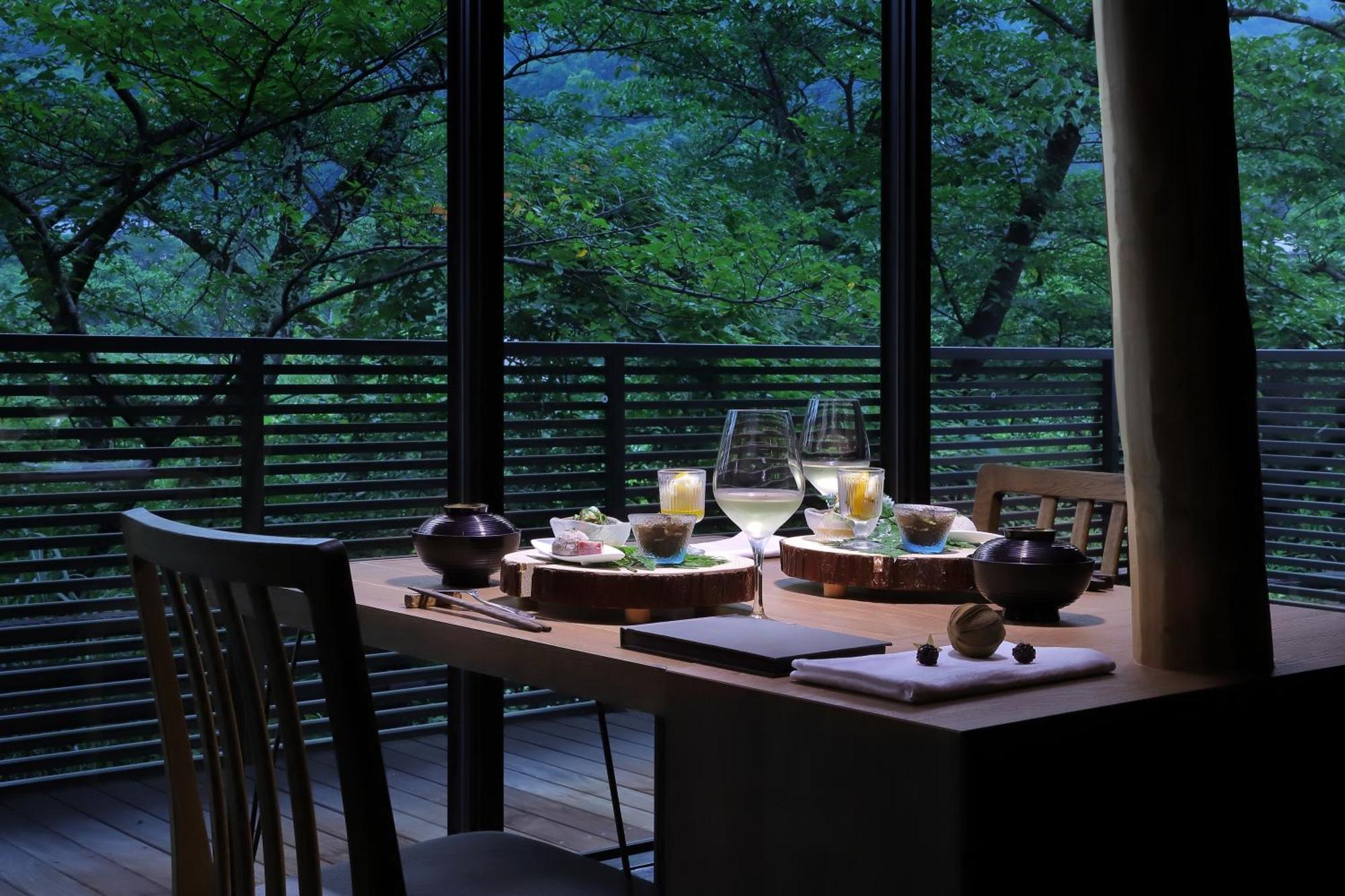 Oyado Morinone Hotell Kaminoyama Exteriör bild